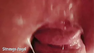 Curvy gay ass filled by hot sperm closeup
