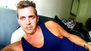 Tricked HOT DILF Male Celebrity Cory Bernstein to MASTURBATE, Finger his Big Ass,  and EAT his CUM for me on Instagram @CountCory